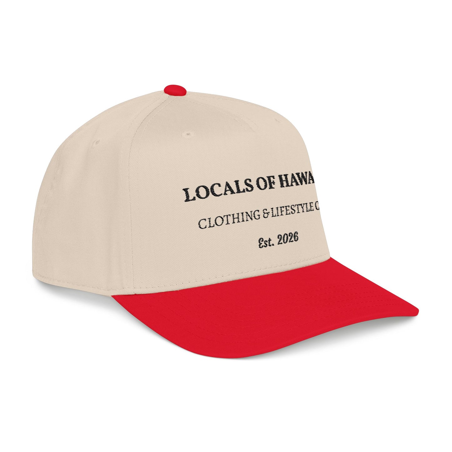 Locals of Hawai'i Mid Profile Baseball Cap — Vintage "Clothing & Lifestyle Co." Design