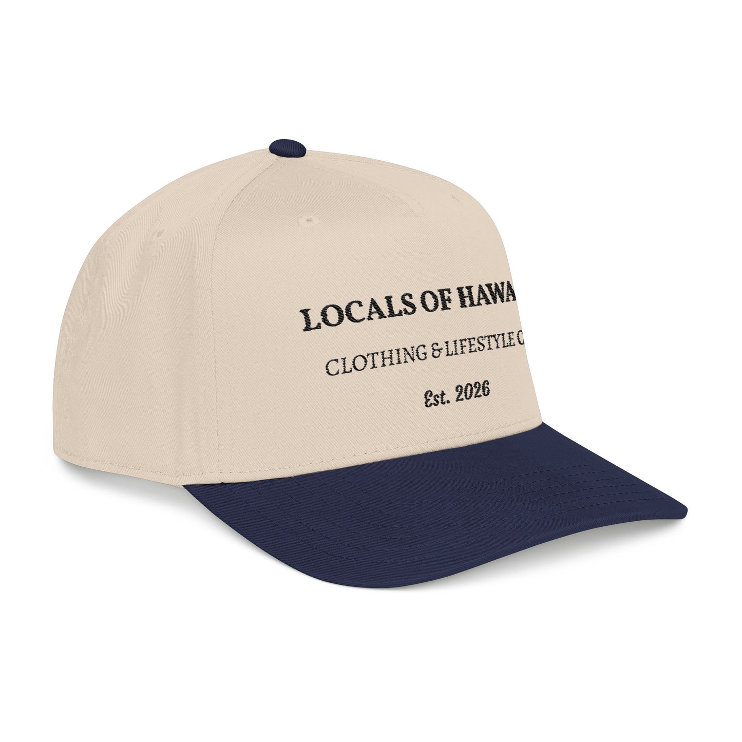 Locals of Hawai'i Mid Profile Baseball Cap — Vintage "Clothing & Lifestyle Co." Design