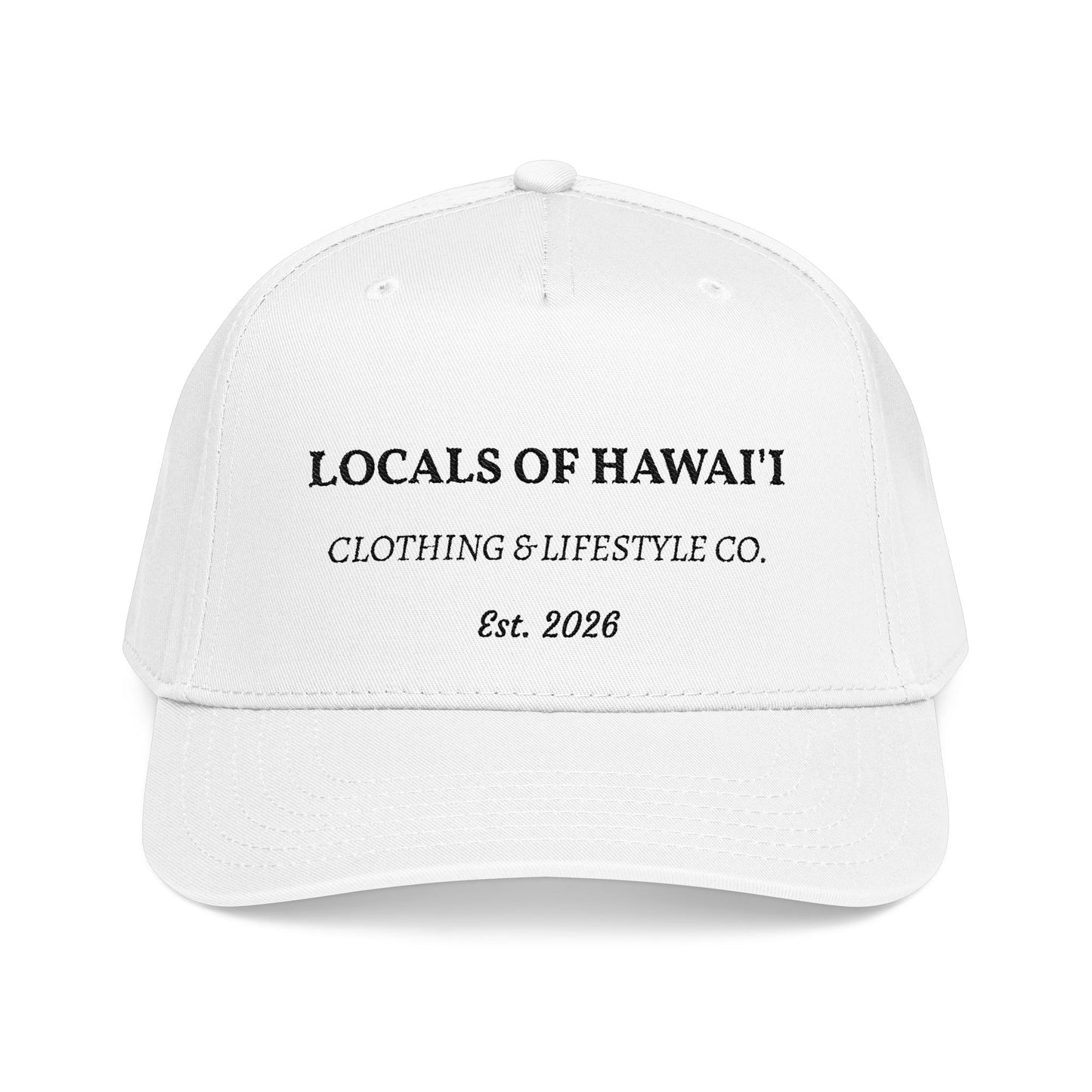 Locals of Hawai'i Mid Profile Baseball Cap — Vintage "Clothing & Lifestyle Co." Design