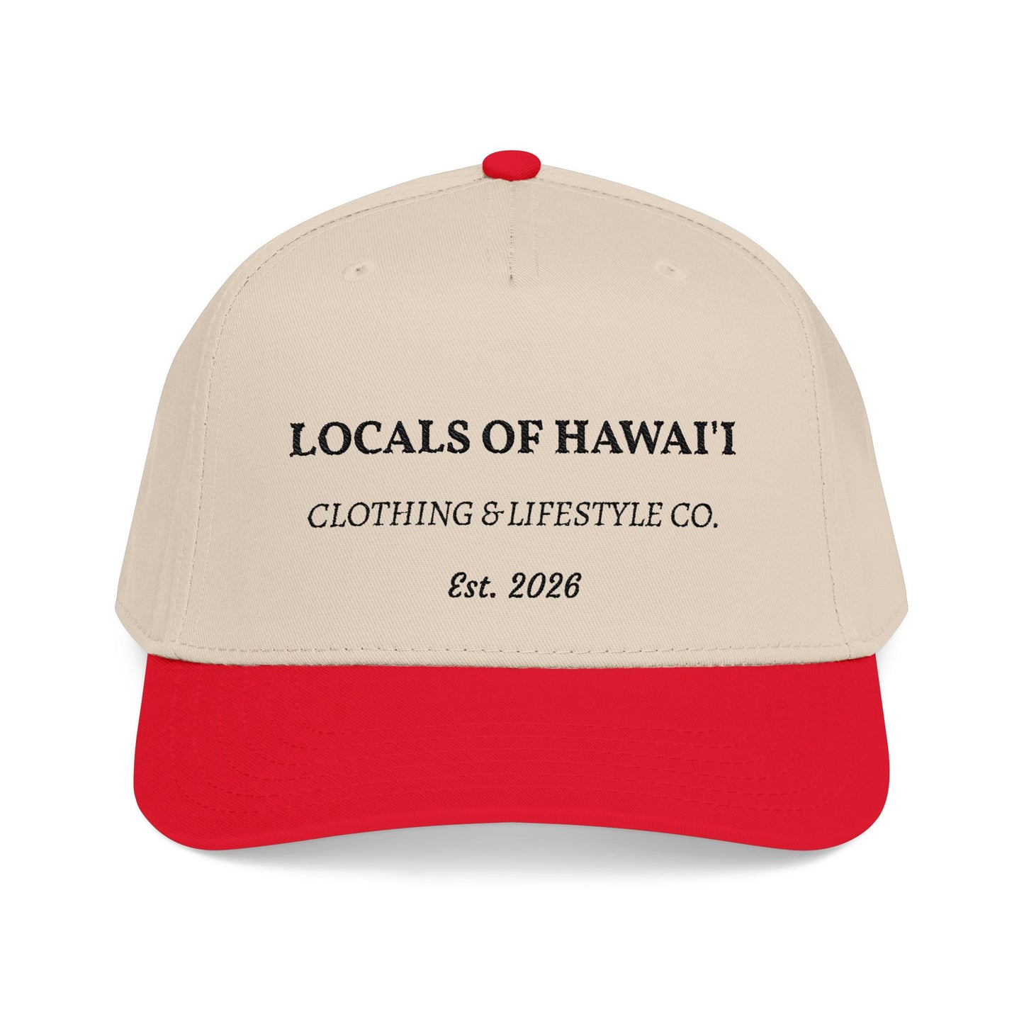 Locals of Hawai'i Mid Profile Baseball Cap — Vintage "Clothing & Lifestyle Co." Design